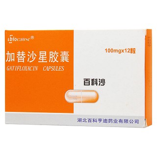百科沙(加替沙星胶囊)