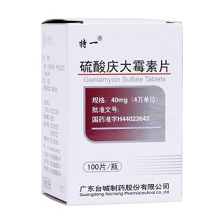 硫酸庆大霉素片(广城)