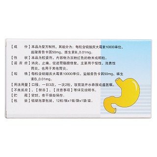 庆大霉素普鲁卡因维b12胶囊(天煌)