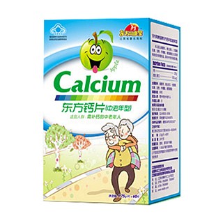 东方同康宝牌东方钙咀嚼片中老年(青苹果)