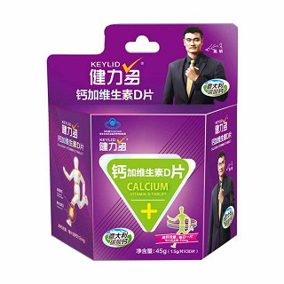 健力多钙加维生素d片     价格