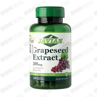 javian嘉为恩 葡萄籽提取物胶囊(nbty)