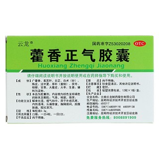 藿香正气胶囊(云龙)