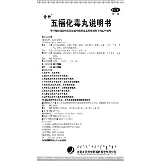 五福化毒丸(4g*6袋)