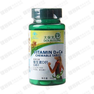 大保龙惠普生牌维生素d钙咀嚼片 
