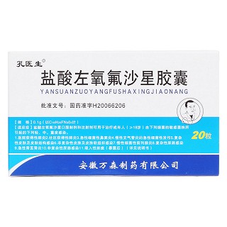 盐酸左氧氟沙星胶囊(0.1g*10s*2板)