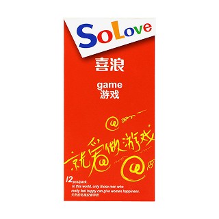 喜浪游戏避孕套12只(优立德)