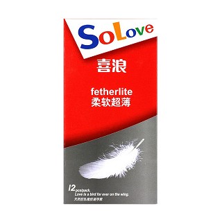 喜浪柔软超薄避孕套12只(优立德)