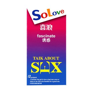 喜浪诱惑避孕套12只(优立德)
