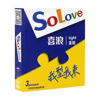 喜浪紧致避孕套3只(优立德)