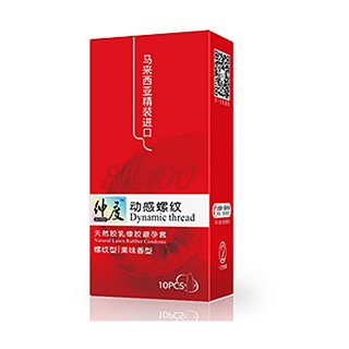 绅度超薄系列动感螺纹安全套(nulatex)