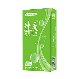 绅度白金系列极限丝薄安全套(汇通乳胶)