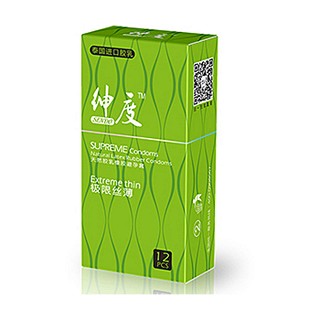 绅度白金系列极限丝薄安全套(汇通乳胶)