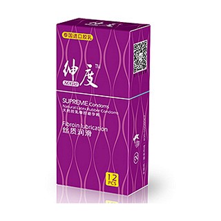 绅度白金系列丝质润滑安全套(汇通乳胶)