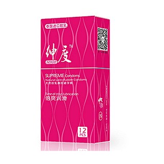 绅度白金系列倍爽润滑安全套(汇通乳胶)