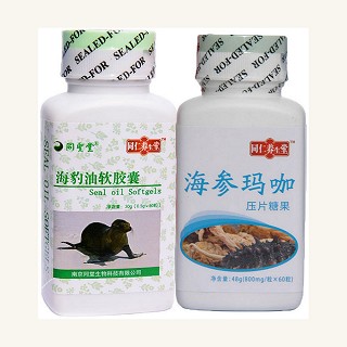 同仁养生堂海参玛卡+海豹油软胶囊(南波湾)