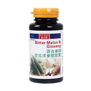 埃文斯苦瓜洋参软胶囊(加州阳光)