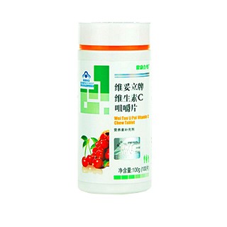 健康在线维生素c咀嚼片(健林)