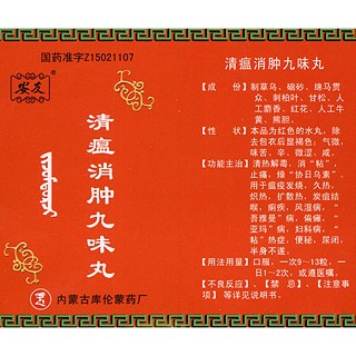 清瘟消肿九味丸(库)