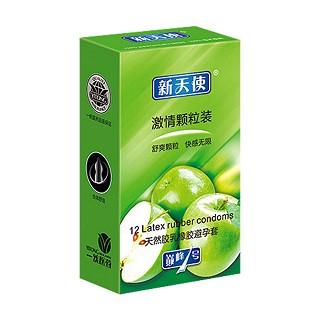 新天使芬芳果味系列激情颗粒装(江源乳胶)
