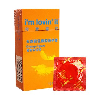 我就喜欢系列安全套橙色欢运装(紫竹乳胶)
