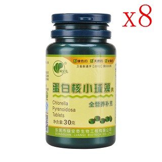绿安奇牌蛋白核小球藻片强身健体装(绿安奇)