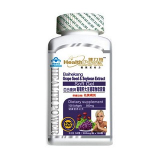 健力特 百合康牌葡萄籽大豆提取物软胶囊(倍蕙健)