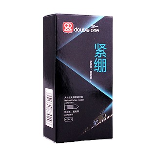 双一紧绷型避孕套(黑色颗粒型)