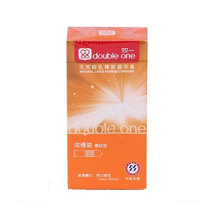 双一避孕套(浓情装螺纹型)