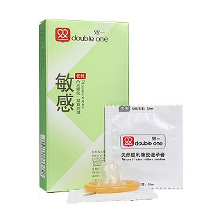双一优悦避孕套(敏感凸点螺纹型)