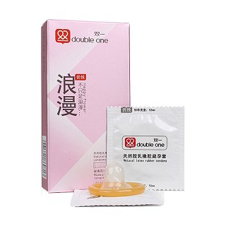 双一优悦避孕套(浪漫玫瑰香型)