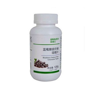 柏维力蓝莓膳食纤维咀嚼片(柏维力)