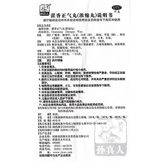 藿香正气丸(480s)