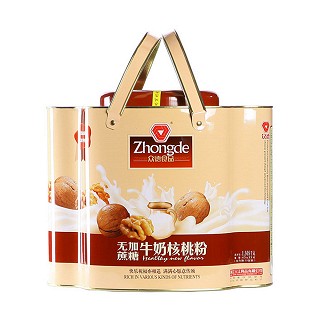 众德无加蔗糖牛奶核桃粉(三江)