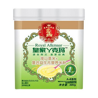皇家丫克玛 淮山薏米+复合益生元营养米粉1段(丫克玛)