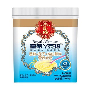 皇家丫克玛 番茄+莲子+淮山薏米营养米粉2段(丫克玛)