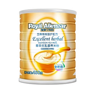 皇家丫克玛 芝麻核桃智护配方草本优乳营养米粉(丫克玛)