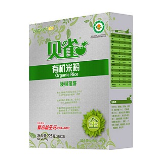 智旭 贝雀有机米粉全段(菠菜猪肝)