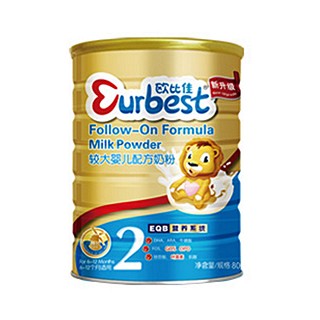欧比佳较大婴儿配方奶粉2段(欧比佳营养)