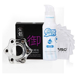 磁能环 1只+安全套 御 10只+主持人凉感润滑油70g+耐氏延时湿巾10片