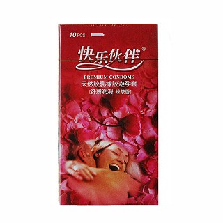 快乐伙伴安全套(纤薄润滑 绿茶香)