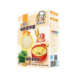 多能多 有机营养面(鹅肝菠菜味)