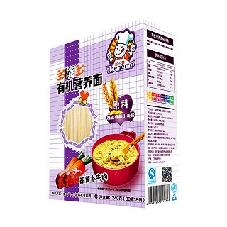 多能多 有机营养面(胡萝卜牛肉)