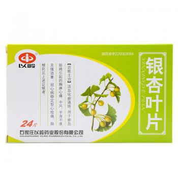 银杏叶片(以岭)