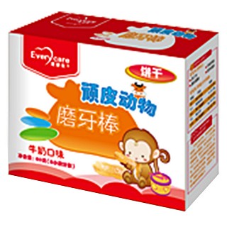 爱婴佳 顽皮动物磨牙棒牛奶口味(爱佳)