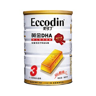 爱可丁 黄金dha幼儿配方奶粉3段(索康)