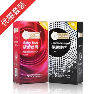 双蝶极薄快感12只+浓情丝滑12只(双蝶)