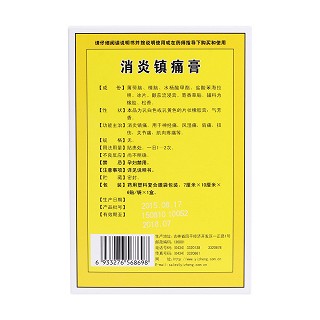 消炎镇痛膏(一正)