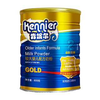 肯妮尔 金装双盾较大婴儿配方奶粉2段(索康)