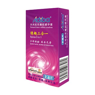 安迪邦避孕套(情趣三合一)